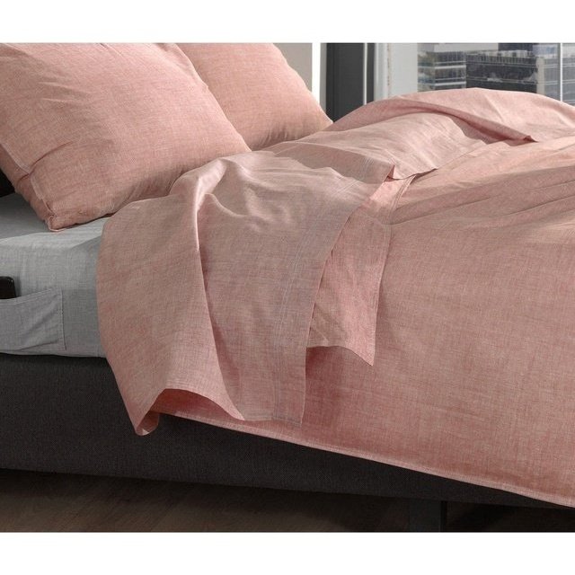 Zo!Home Lino Bettlaken aus Baumwolle 270x290 cm