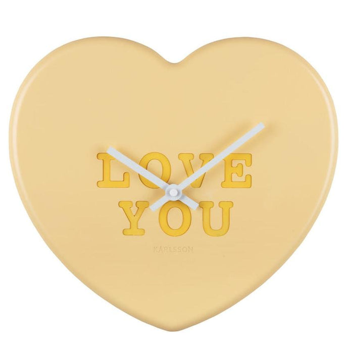 Karlsson Wanduhr Heart Candy