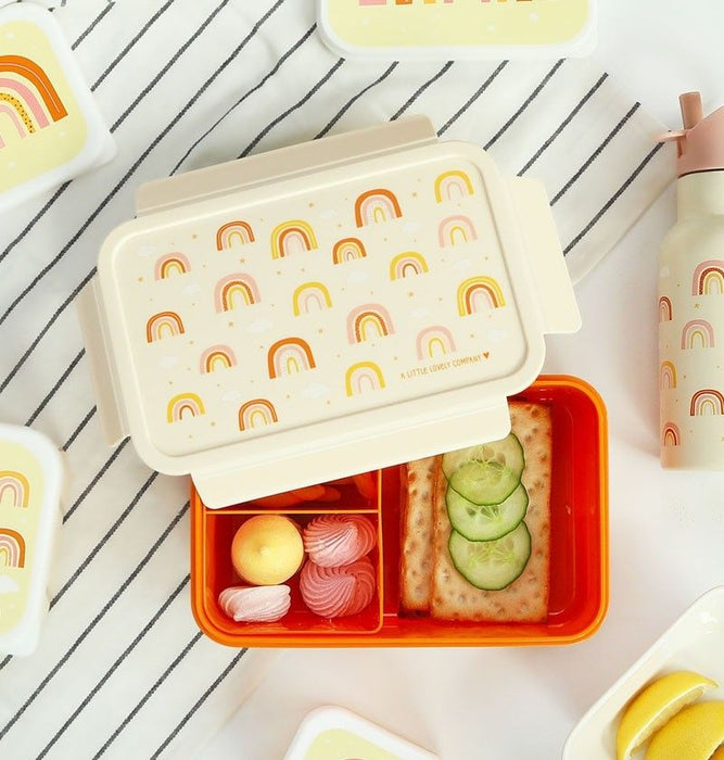 A Little Lovely Company Lunchbox Regenbogen