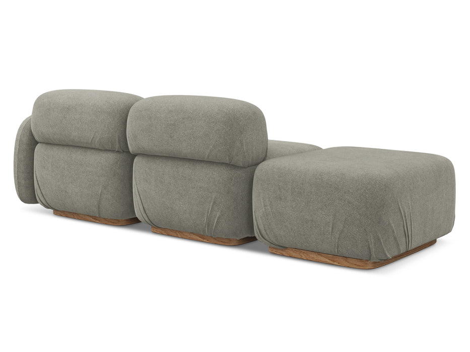 makamii Modular Sofa Ailani rechts Bouclé