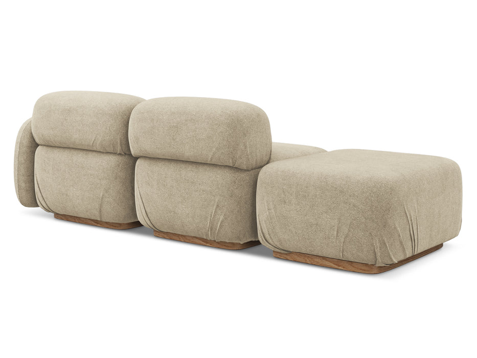 makamii Modular Sofa Ailani rechts Bouclé