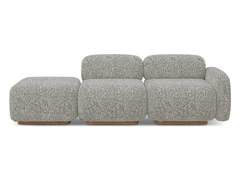 makamii Modular Sofa Ailani rechts Strukturgewebe