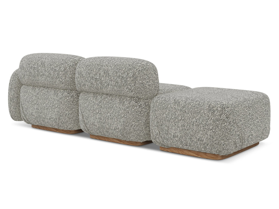 makamii Modular Sofa Ailani rechts Strukturgewebe