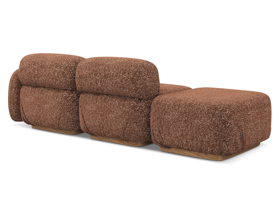 makamii Modular Sofa Ailani rechts Strukturgewebe