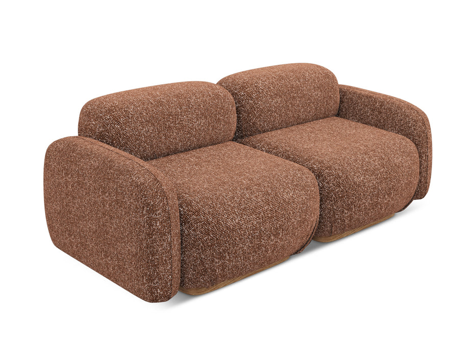 makamii Modular Sofa Ailani 3-Sitzer Strukturstoff