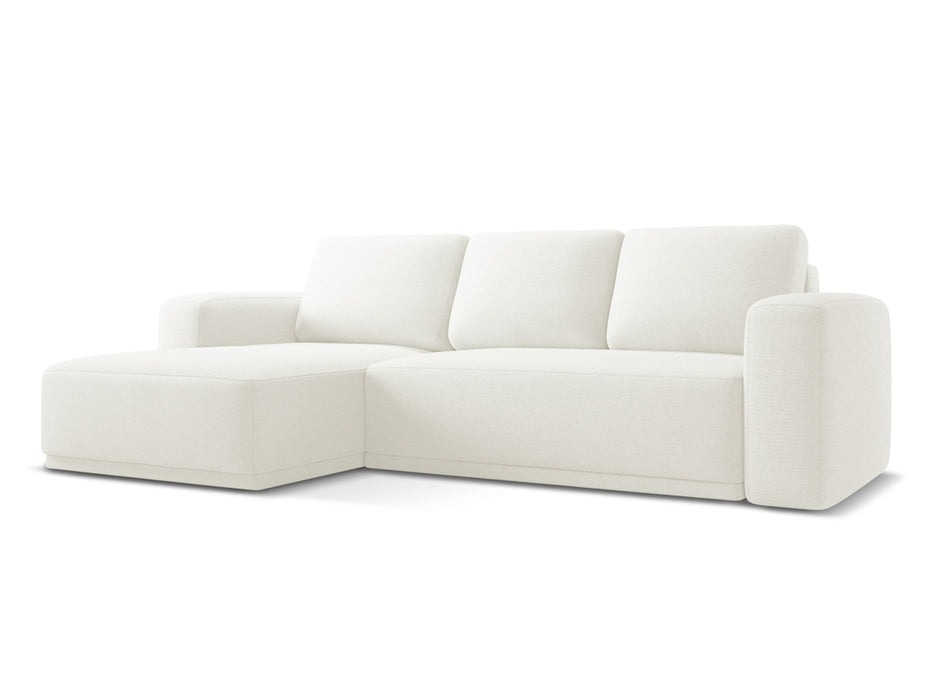 makamii Ecksofa Kaila mit Schlaffunktion links Chenille