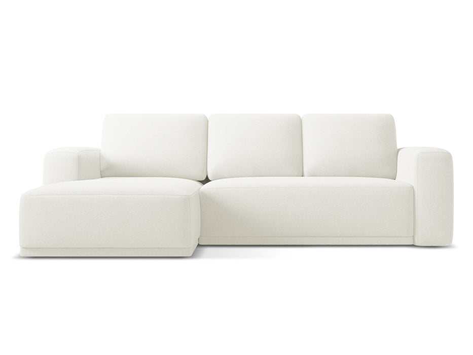 makamii Ecksofa Kaila mit Schlaffunktion links Chenille