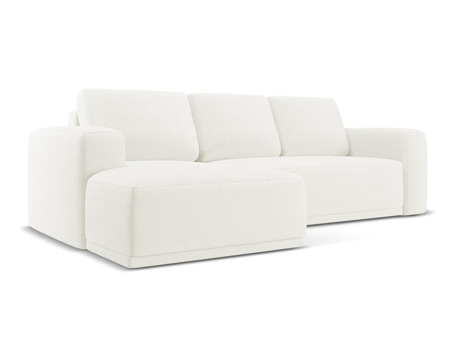 makamii Ecksofa Kaila mit Schlaffunktion links Chenille