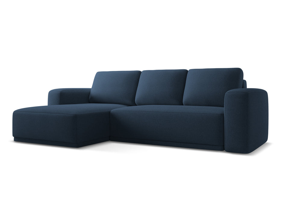 makamii Ecksofa Kaila mit Schlaffunktion links Chenille