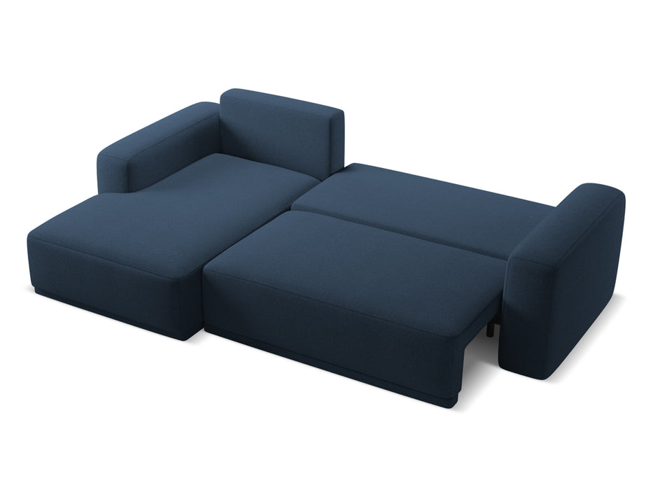 makamii Ecksofa Kaila mit Schlaffunktion links Chenille