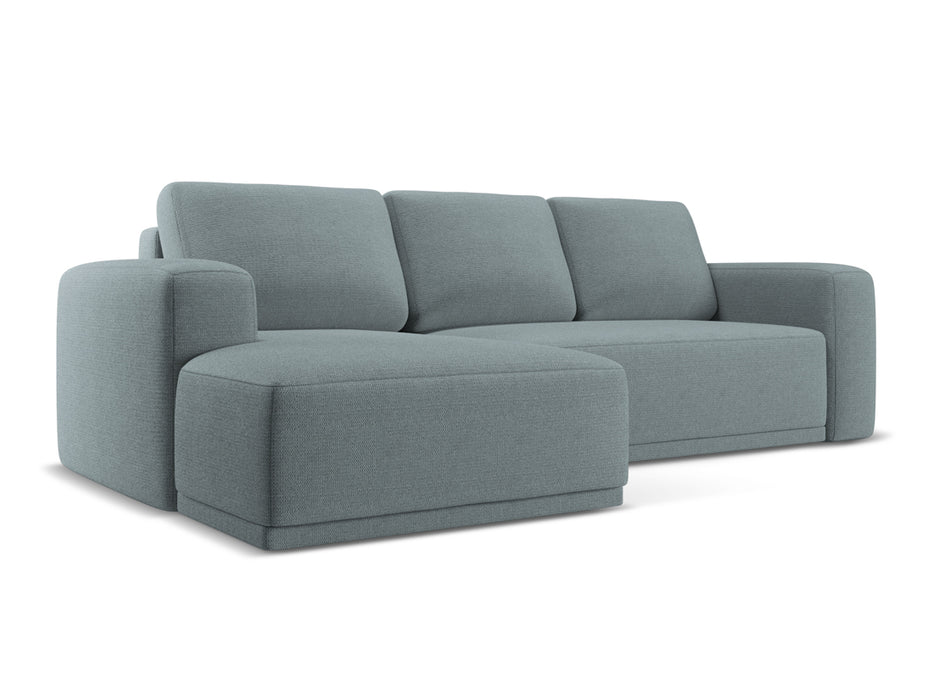 makamii Ecksofa Kaila mit Schlaffunktion links Chenille