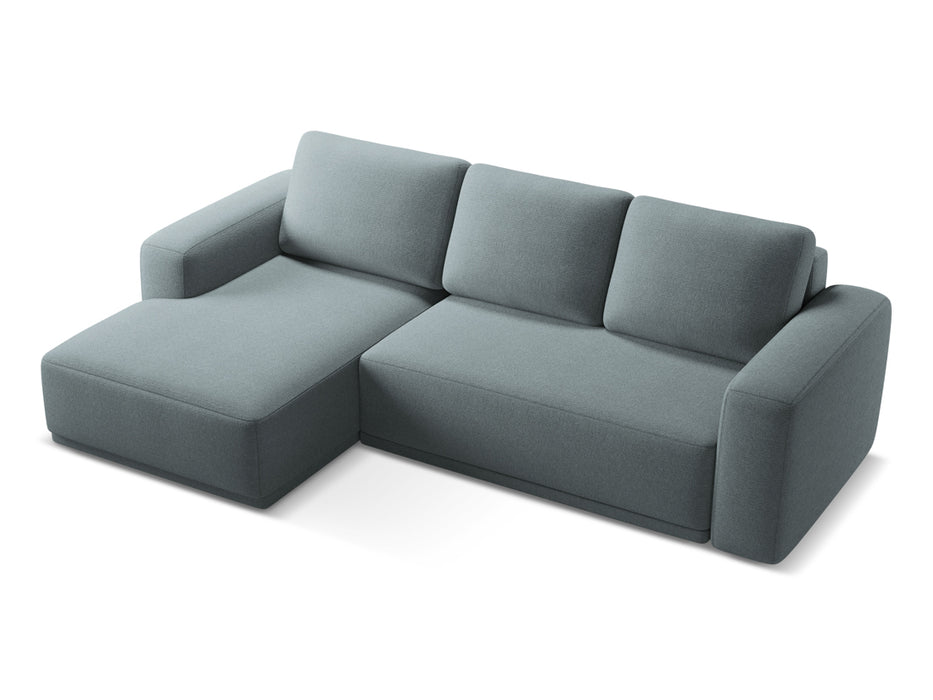 makamii Ecksofa Kaila mit Schlaffunktion links Chenille