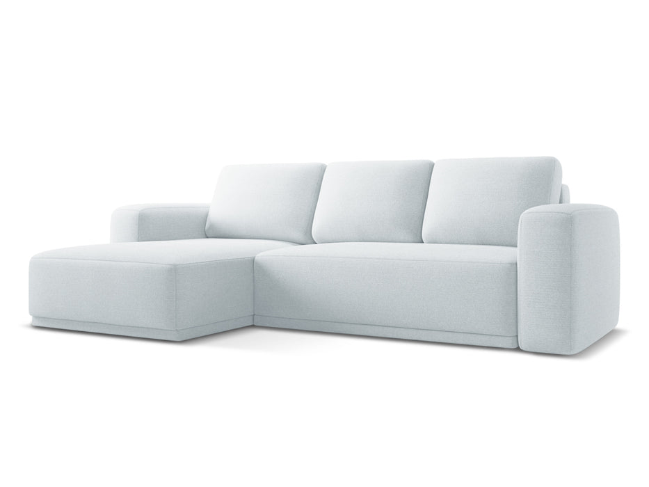 makamii Ecksofa Kaila mit Schlaffunktion links Chenille