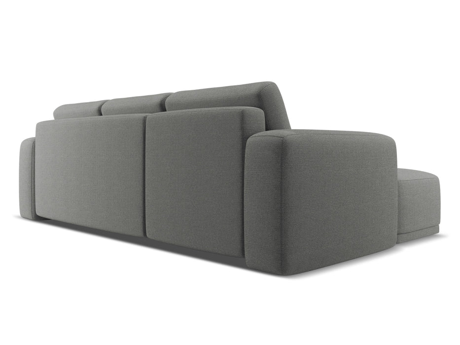 makamii Ecksofa Kaila mit Schlaffunktion links Chenille