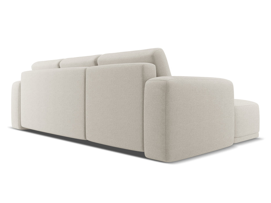 makamii Ecksofa Kaila mit Schlaffunktion links Chenille