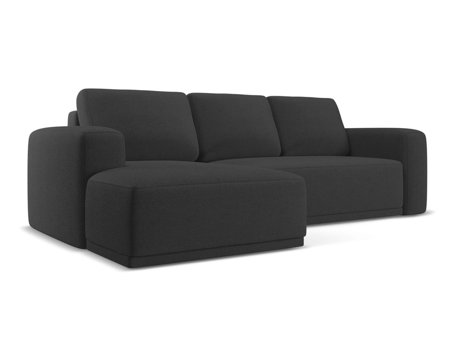 makamii Ecksofa Kaila mit Schlaffunktion links Chenille