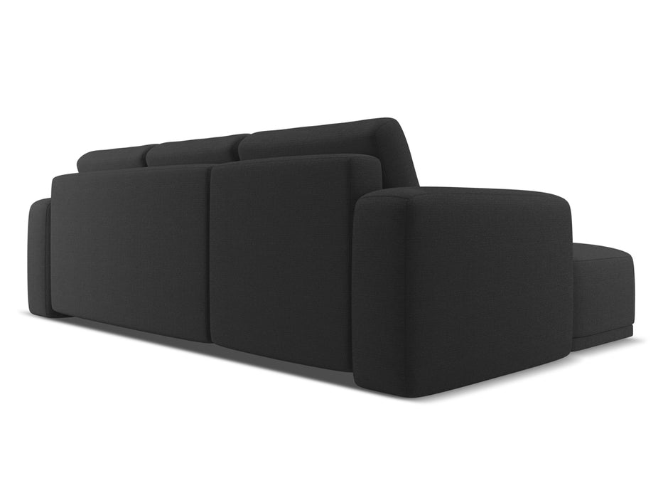 makamii Ecksofa Kaila mit Schlaffunktion links Chenille