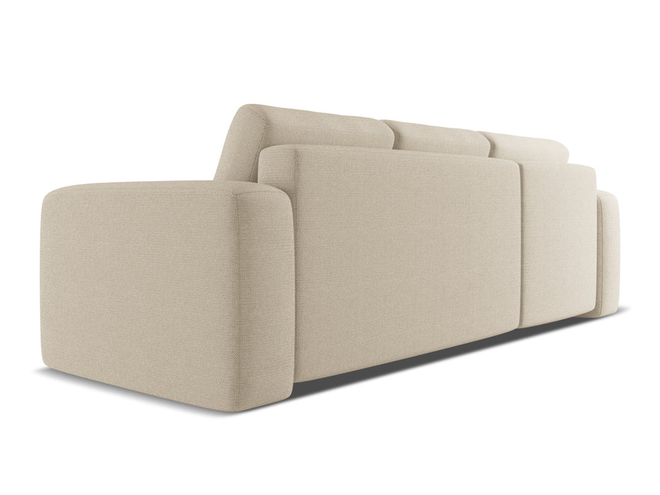 makamii Ecksofa Kaila mit Schlaffunktion links Chenille