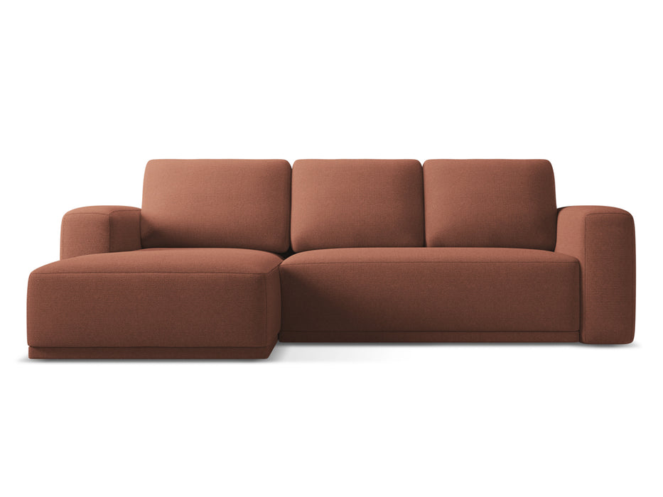 makamii Ecksofa Kaila mit Schlaffunktion links Chenille