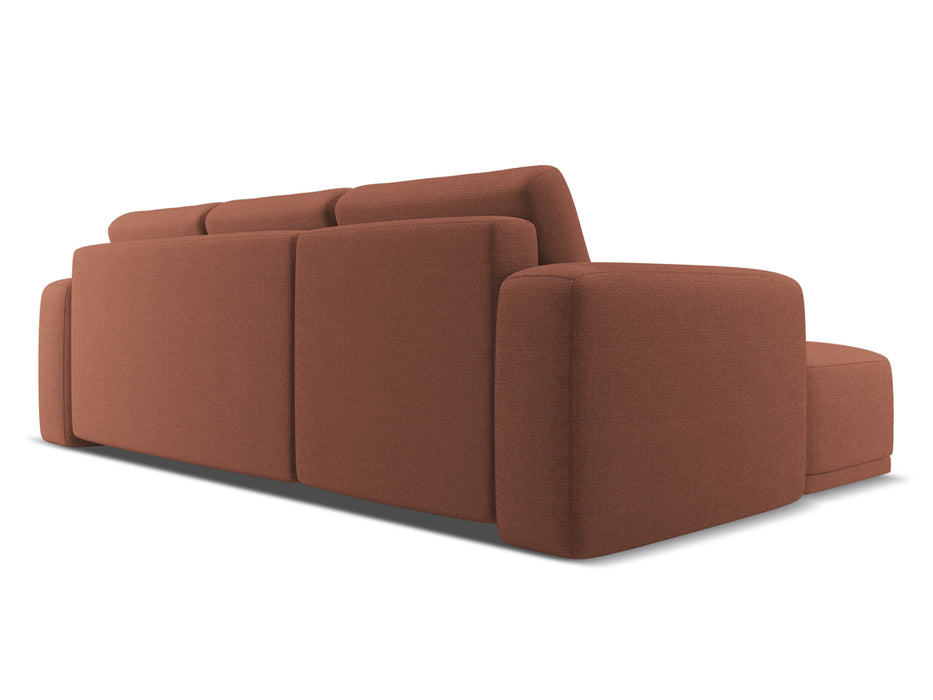 makamii Ecksofa Kaila mit Schlaffunktion links Chenille