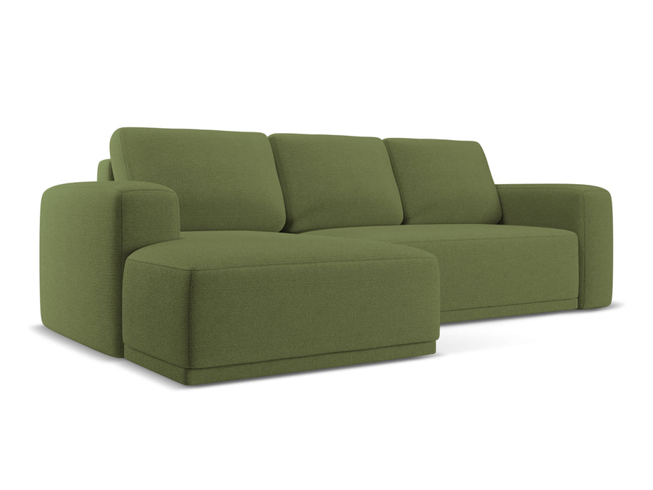 makamii Ecksofa Kaila mit Schlaffunktion links Chenille