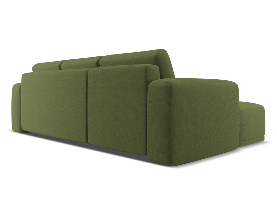 makamii Ecksofa Kaila mit Schlaffunktion links Chenille