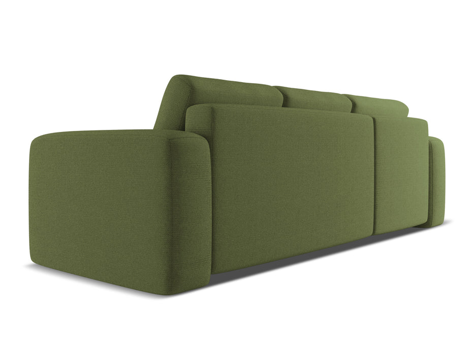 makamii Ecksofa Kaila mit Schlaffunktion links Chenille