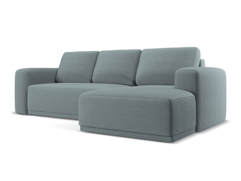 makamii Ecksofa Kaila mit Schlaffunktion rechts Chenille