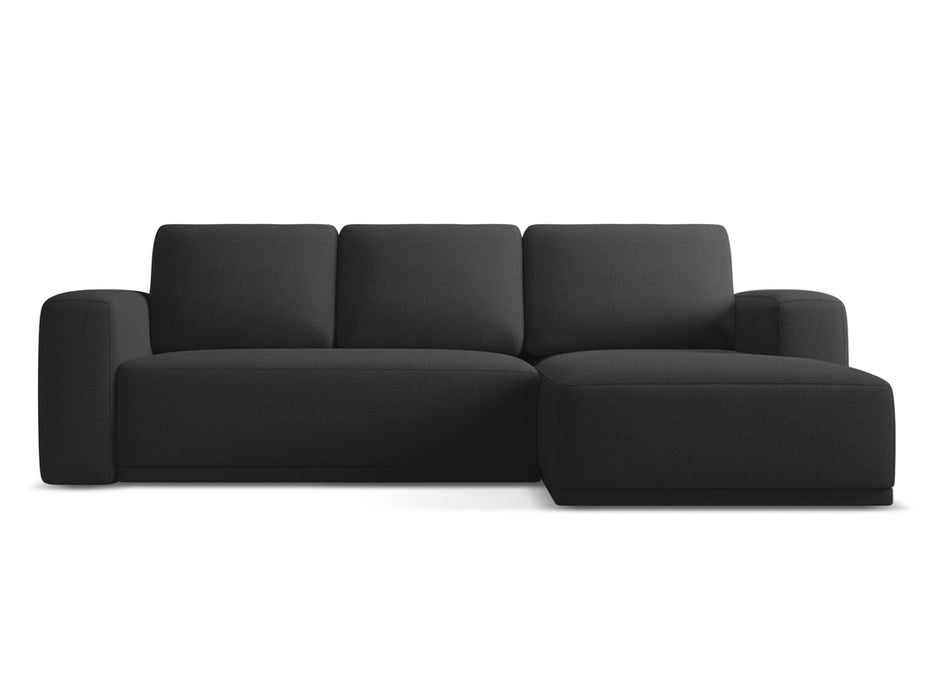 makamii Ecksofa Kaila mit Schlaffunktion rechts Chenille