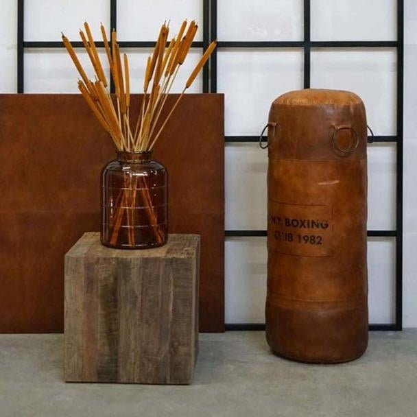 Trademark Living Hocker auf Rollen im Industrial Style