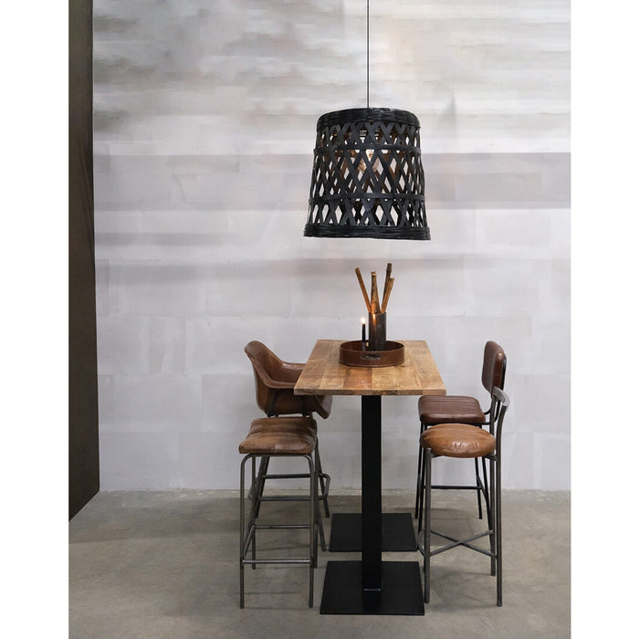 Trademark Living Barhocker Icon mit Armlehne im Industrial Style