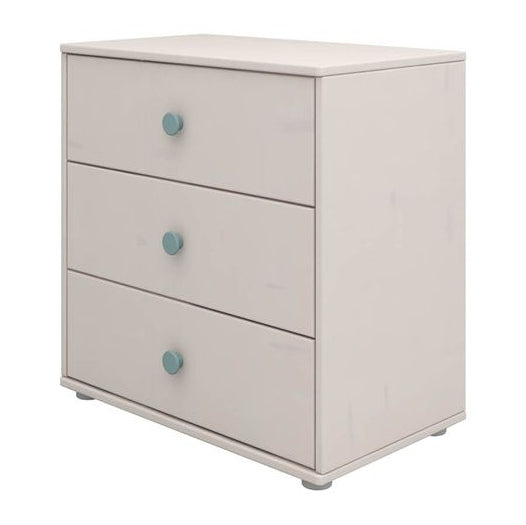 FLEXA Kinderkommode Chest Grau mit Blau