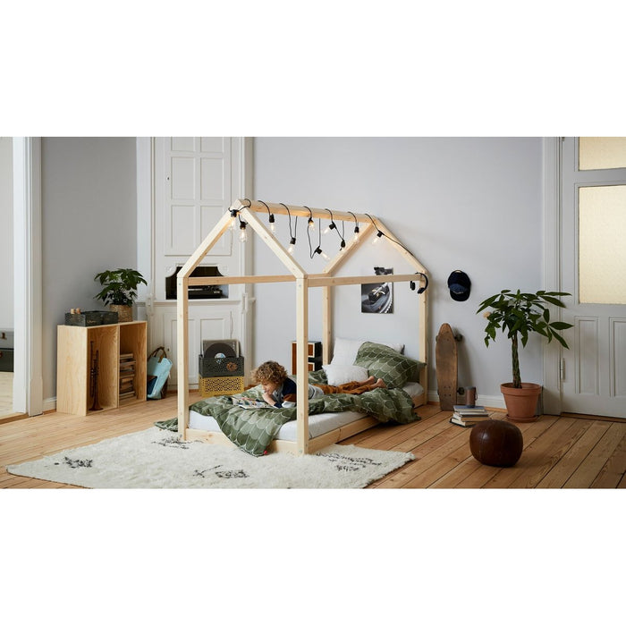 FLEXA Kinderbett Cottage Naturbraun