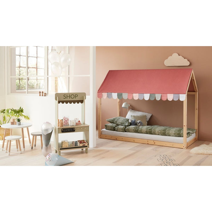 FLEXA Kinderbett Cottage Naturbraun