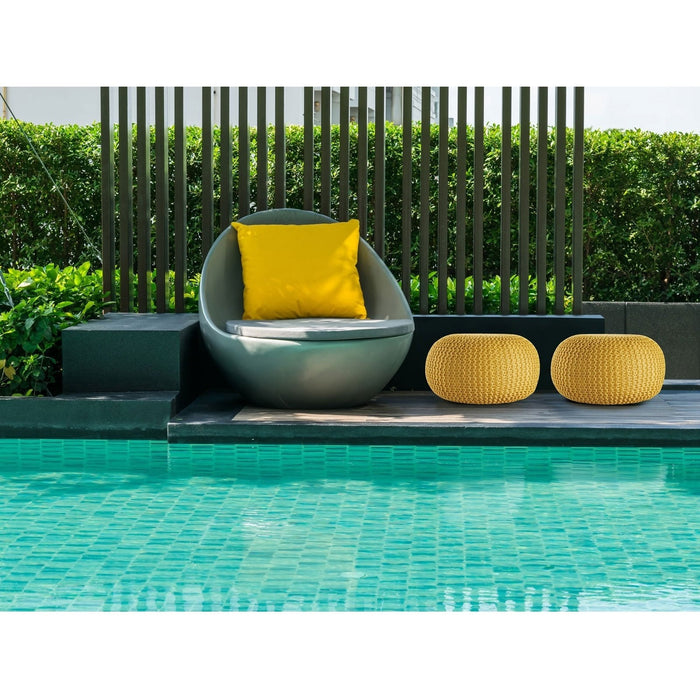 Premium Outdoor Pouf - 100% wasserfest