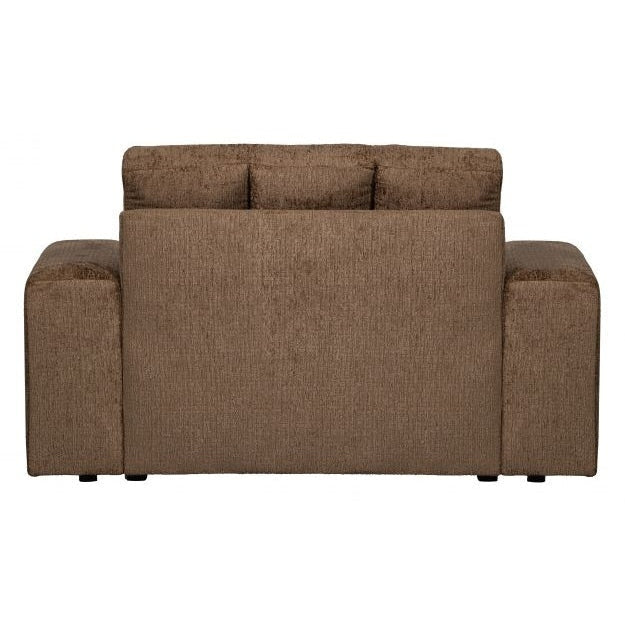 WOOOD Sessel Second Date Loveseat Brassfarben Samt