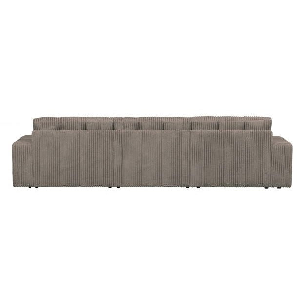 WOOOD Sofa Second Date 3-Sitzer Grau-Braun Ripcord