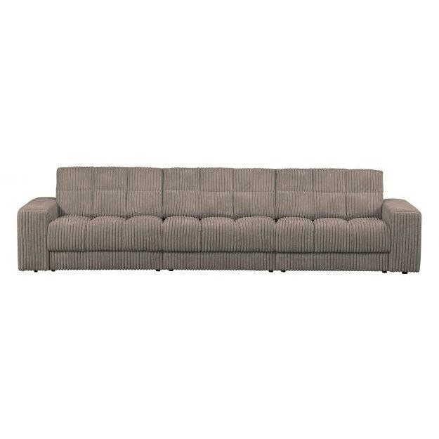 WOOOD Sofa Second Date 3-Sitzer Grau-Braun Ripcord