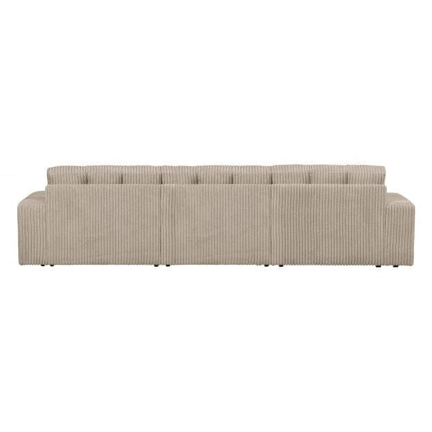 WOOOD Sofa Second Date 3-Sitzer Travertin Ripcord