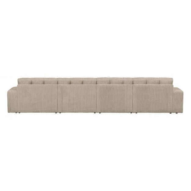 WOOOD Sofa Second Date 4-Sitzer Travertin Ripcord