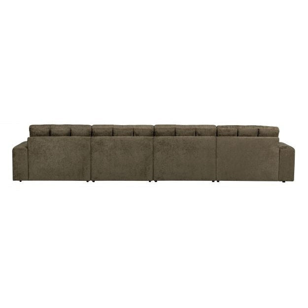 WOOOD Sofa Second Date 4-Sitzer Bonsai Samt