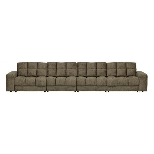 WOOOD Sofa Second Date 4-Sitzer Bonsai Samt