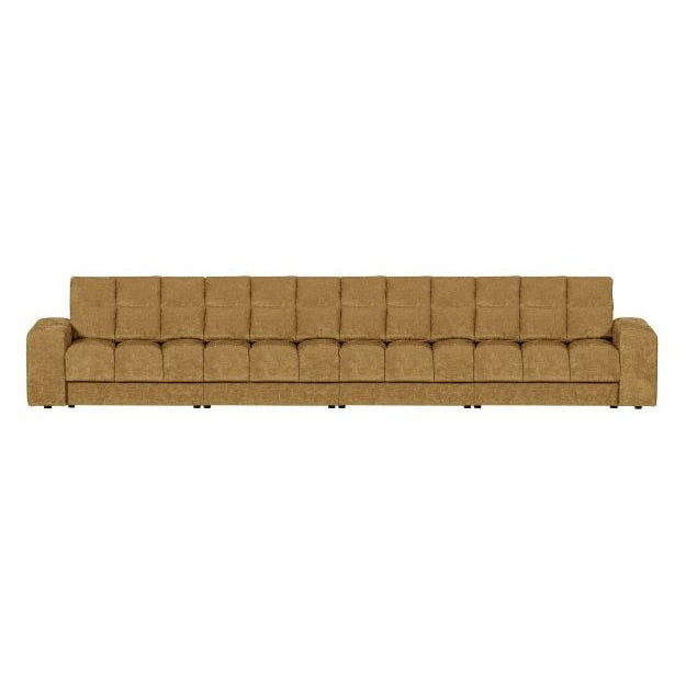 WOOOD Sofa Second Date 4-Sitzer Vintage Goldbraun Teco