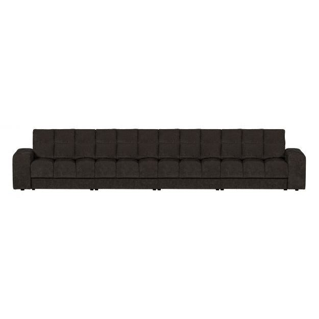 WOOOD Sofa Second Date 4-Sitzer Vintage Anthrazit Teco