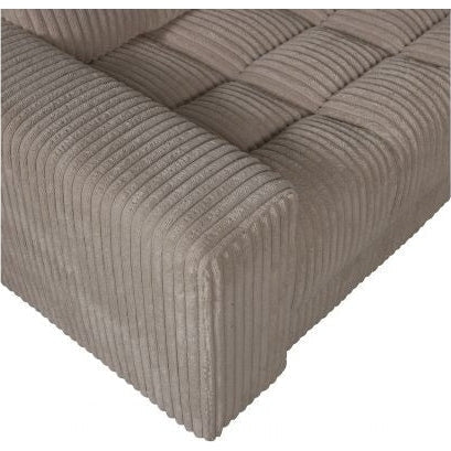 WOOOD Ecksofa Second Date links Grau-Braun Ripcord .