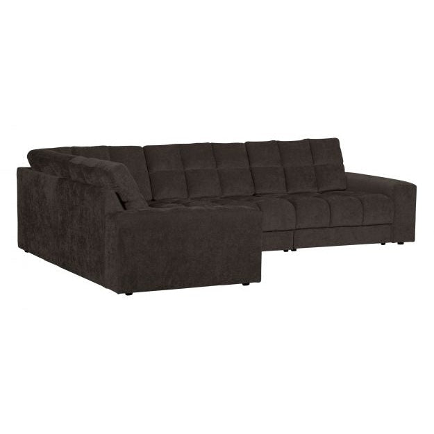 WOOOD Ecksofa Second Date links Vintage Anthrazit Teco