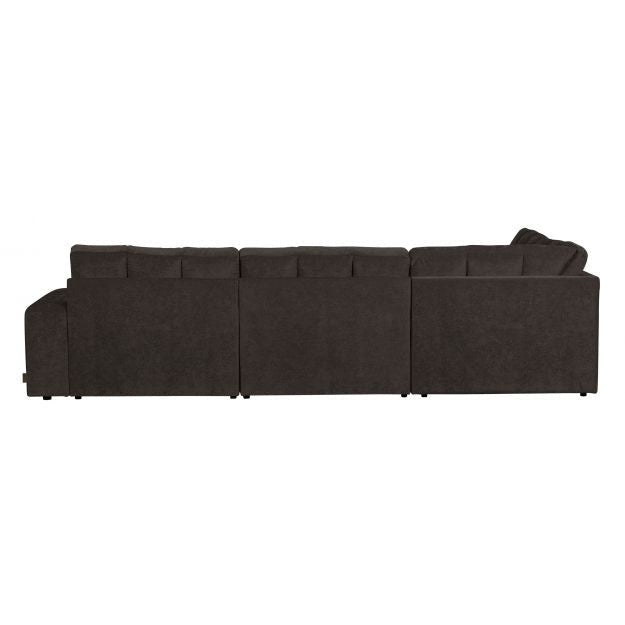 WOOOD Ecksofa Second Date links Vintage Anthrazit Teco