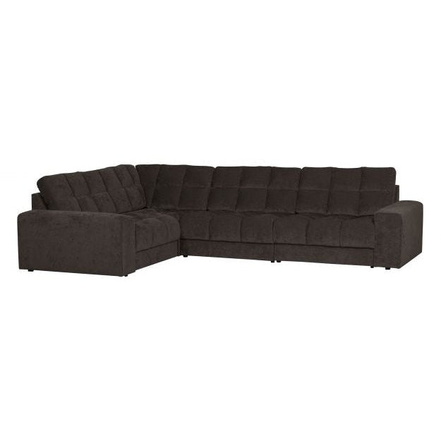 WOOOD Ecksofa Second Date links Vintage Anthrazit Teco