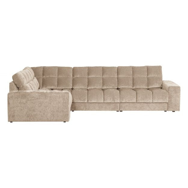 WOOOD Ecksofa Second Date links Vintage Nougat Teco