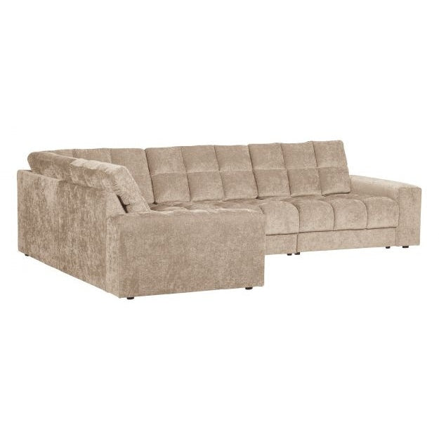 WOOOD Ecksofa Second Date links Vintage Nougat Teco